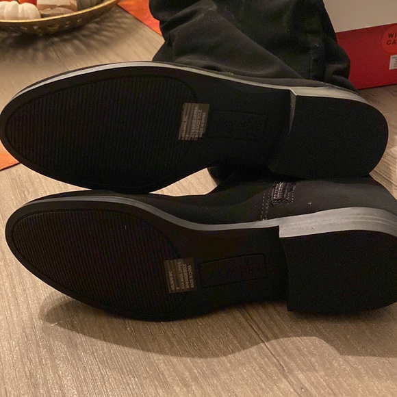 Style & Co black scrunched boots size 8 Wide, Kelimaep style - Picture 4 of 7